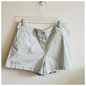 Loft Pale Blue Cotton Shorts